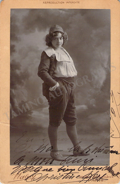 Kerf, Christine - Signed Cabinet Photograph