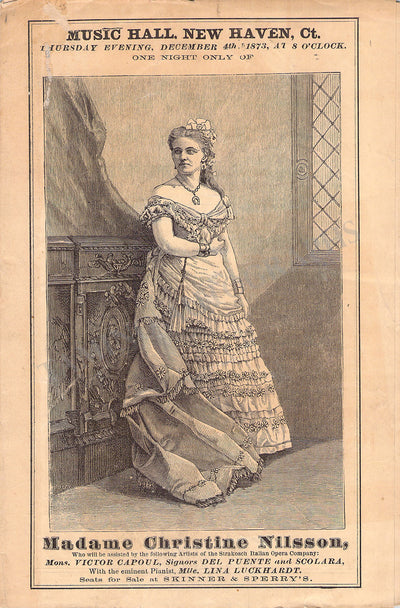 Nilsson, Christine & Others - Concert Program 1873