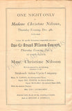 Nilsson, Christine & Others - Concert Program 1873