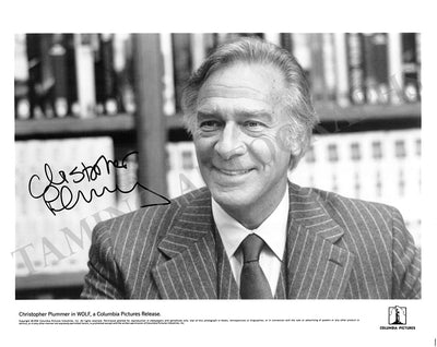 Plummer, Christopher - Signed Photograph In "Wolf"