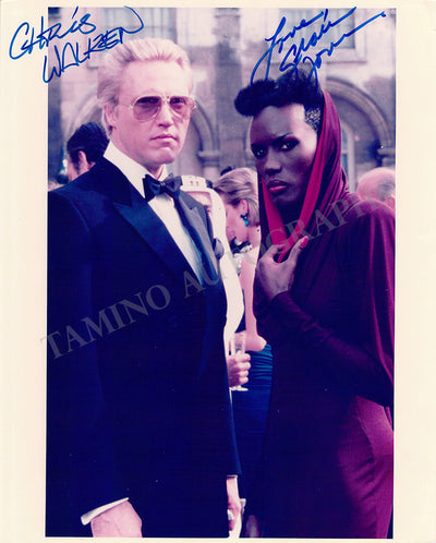 Jones, Grace - Walken, Christopher - Signed Photograph in "A View to Kill"