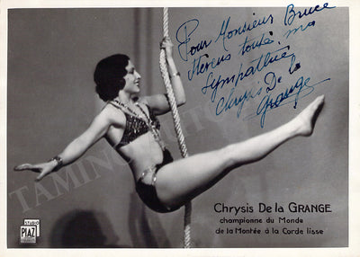 De la Grange, Chrysis - Signed Photograph