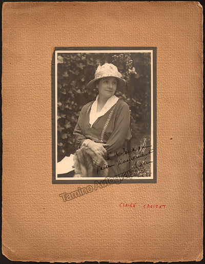 Croiza, Claire - Signed Photograph