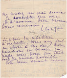Croiza, Claire - Set of 3 Autograph Letters Signed