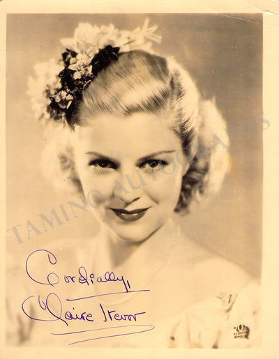Trevor, Claire - Signed Photograph