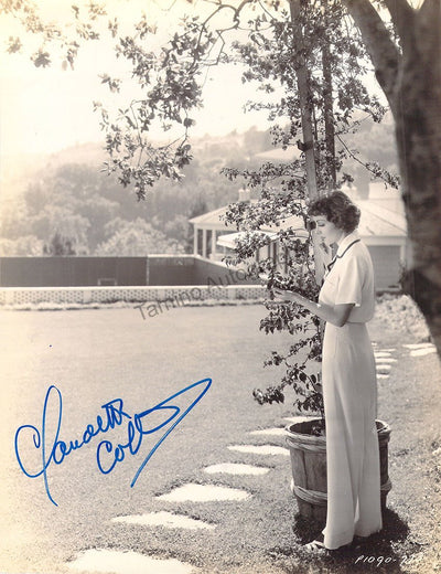 Colbert, Claudette - Various Autographs
