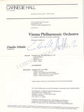 Conductors Signed Program Pages – Set of 42