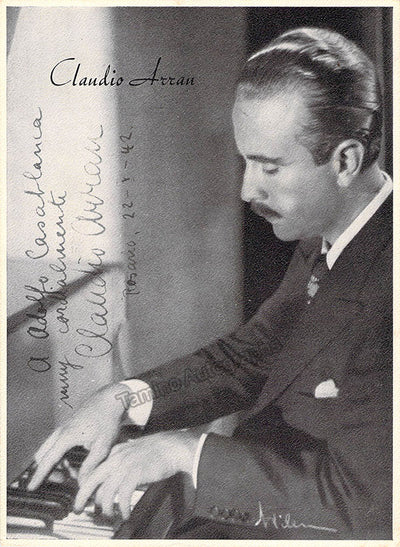Arrau, Claudio - Various Autographs