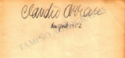Signed Album Page (1952)
