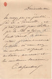 De Grandval, Clemence - Set of 2 Autograph Letters Signed