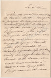 De Grandval, Clemence - Set of 3 Autograph Letters Signed