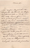 De Grandval, Clemence - Set of 3 Autograph Letters Signed