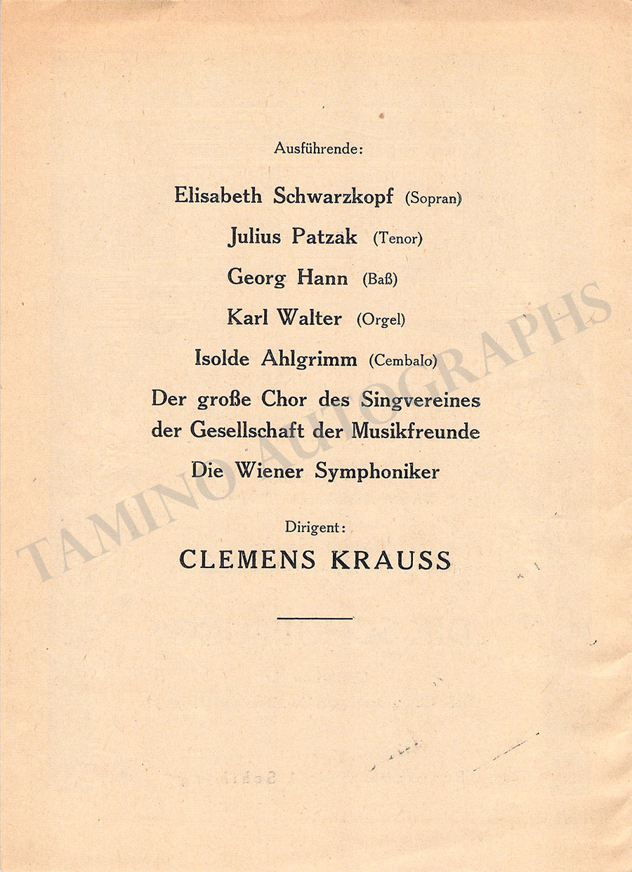 Krauss Clemens Set Of 18 Concert Programs krauss-clemens-set-of-18-concert-programs