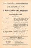 Krauss, Clemens - Set of 18 Concert Programs