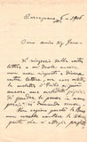 Campanini, Cleofonte - Autograph letter Signed 1906