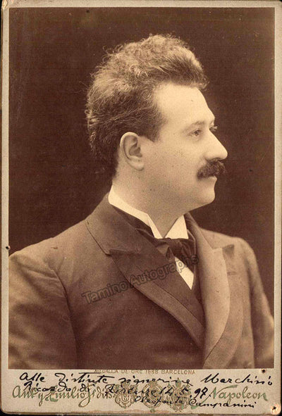 Campanini, Cleofonte - Signed Cabinet Photo 1897