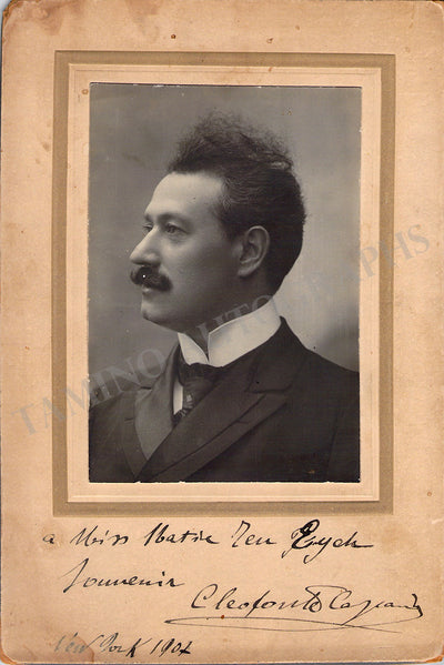 Campanini, Cleofonte - Signed Photograph 1907