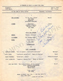 Opera Singers - Collection of 19 Signed Cast Pages