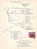 Opera Singers - Collection of 19 Signed Cast Pages