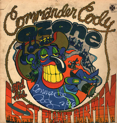 Commander Cody - Signed LP Sleeve "Lost in the Ozone"