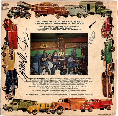 Commander Cody - Signed LP Record Sleeve