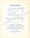 Supervia, Conchita & Others - Signed Program Montecarlo 1910s