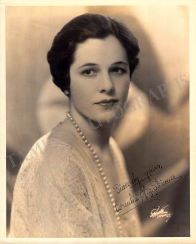 Otis Skinner, Cornelia - Signed Photograph 1930