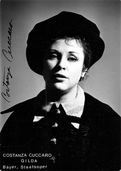 CUCCARO, Costanza (Various Autographs)