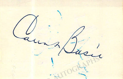 Basie, Count - Signature & Photograph