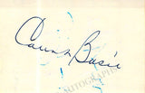 Basie, Count - Signature & Photograph