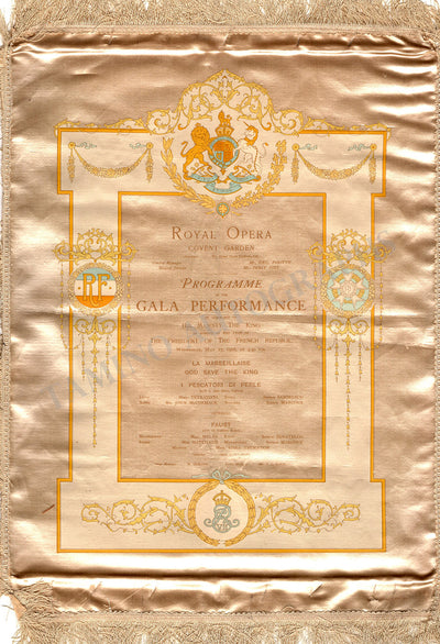 ROH Covent Garden - Silk Program Gala Performance 1908