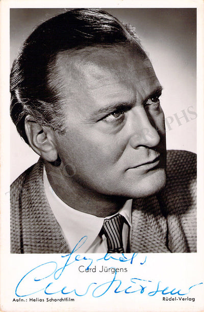Jurgens, Curd - Signed Photograph