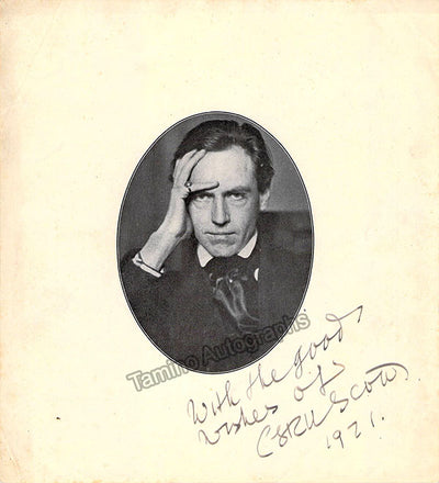 Scott, Cyril - Signed Photograph 1921