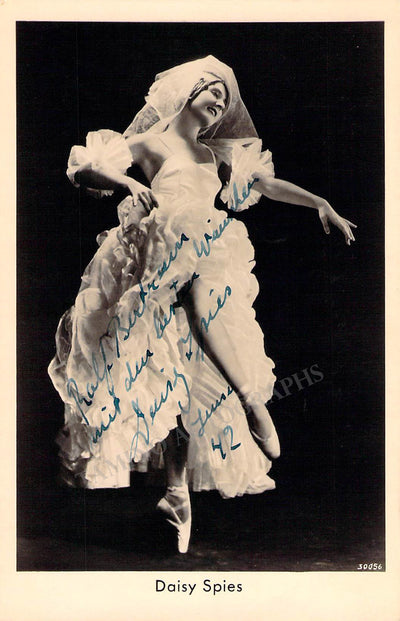 Spiess, Daisy - Signed Photograph 1942