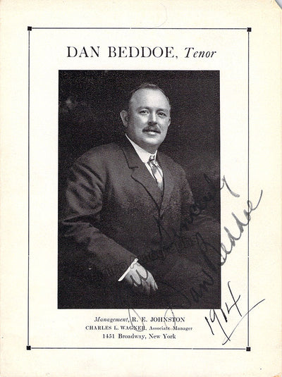 Beddoe, Dan - Signed Program