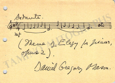 Daniel Gregory Mason (I)