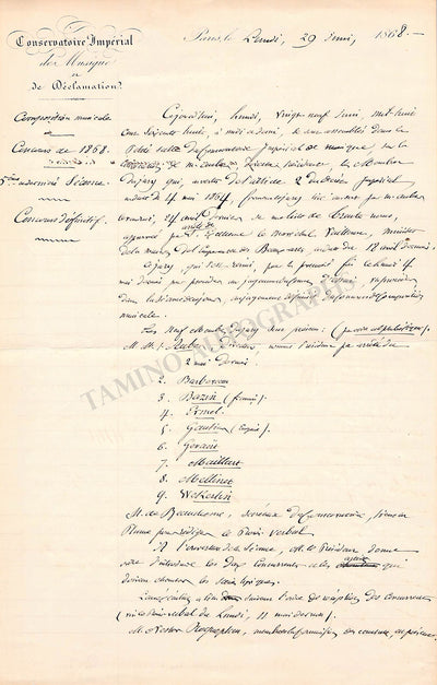 Signed Contract (1868)