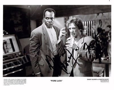 Glover, Danny - Short, Martin - Signed Photograph in "Pure Luck"