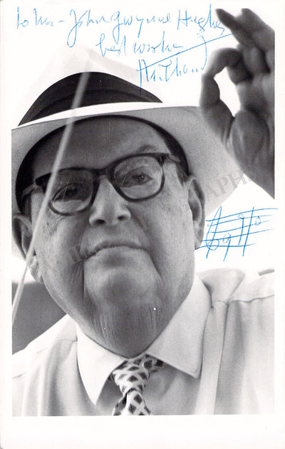 Signed Photo with Music Quote (i)