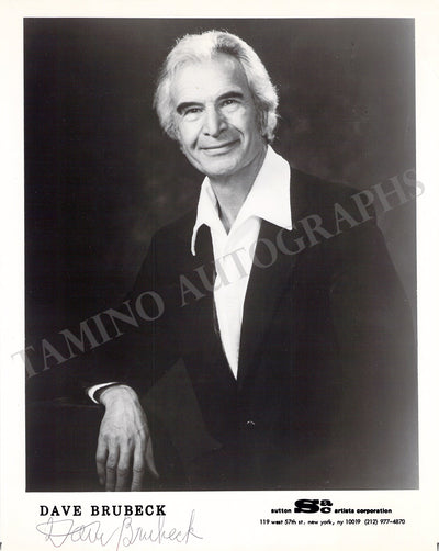 Brubeck, Dave - Signed Photograph