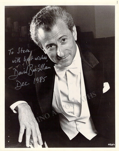 Bar-Illan, David - Signed Photograph 1985