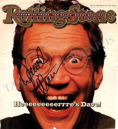 Letterman, David - Signed Magazine Cover 1993