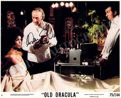 Niven, David - Signed Photograph in "Old Dracula"