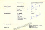 Oistrakh, David - Signed Card + Double Signed Program with Iwanow, Konstatin