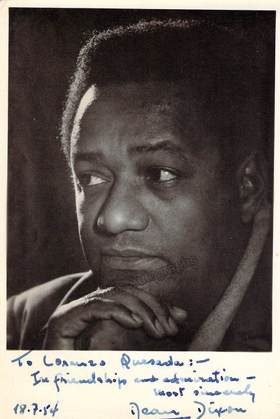 Dixon, Dean - Signed photograph