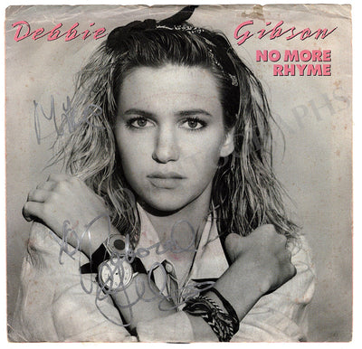 Gibson, Debbie - Signed Record Sleeve "No More Rhyme"