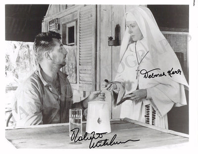Kerr, Deborah - Mitchum, Robert - Signed Photo in "Heaven Knows, Mr. Allison"
