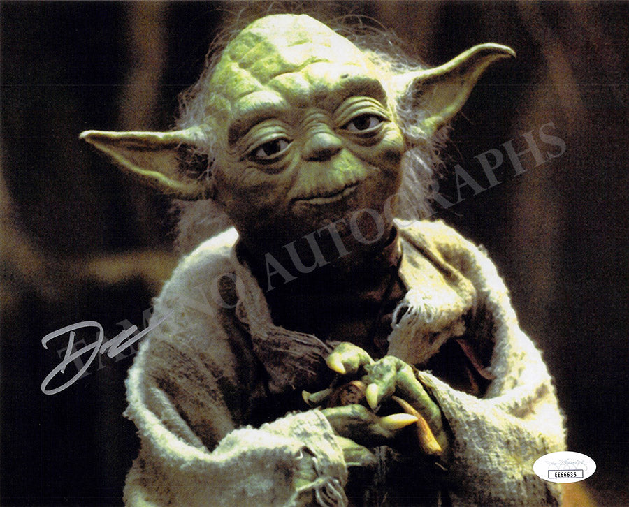 Deep Roy Autograph Photograph as Yoda – Tamino