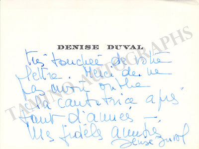 Duval, Denise