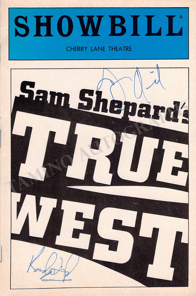 Quaid, Dennis - Quaid, Randy - Signed Program "True West"